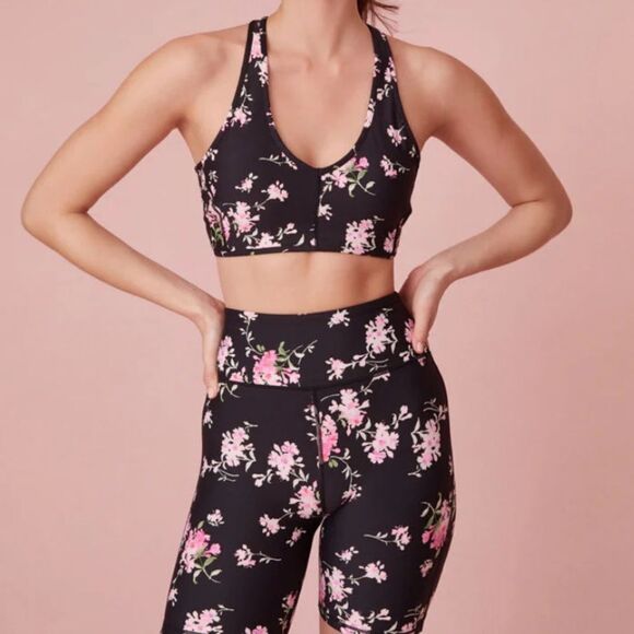 LoveShackFancy Other - Solange Floral Sports Bra | Aurora Nights